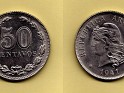 Moneda Nacional - 50 Centavos - Argentina - 1941 - Nickel  - KM# 39 - 24 mm - 0